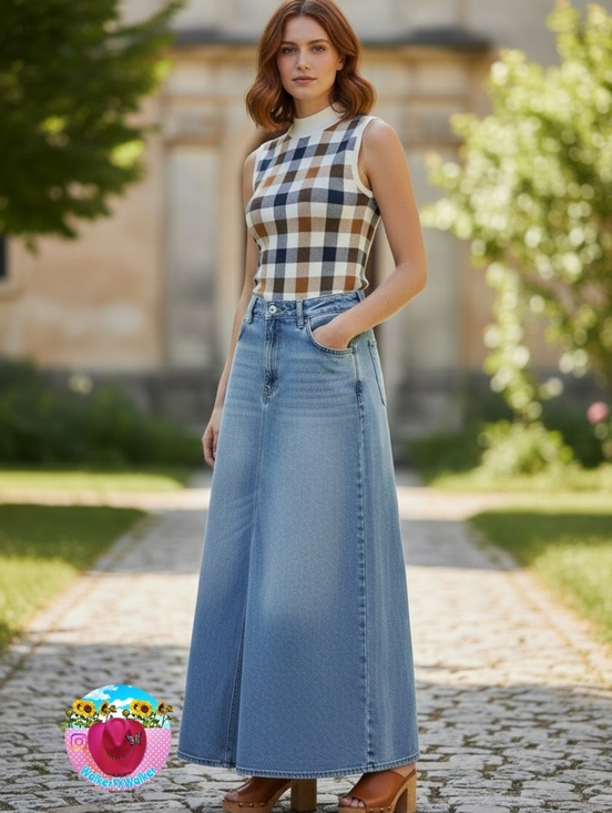 LOFT Sweaters - LOFT Sweater- Heritage Check in Cream- Size Lg Petite- EUC $68 Retail